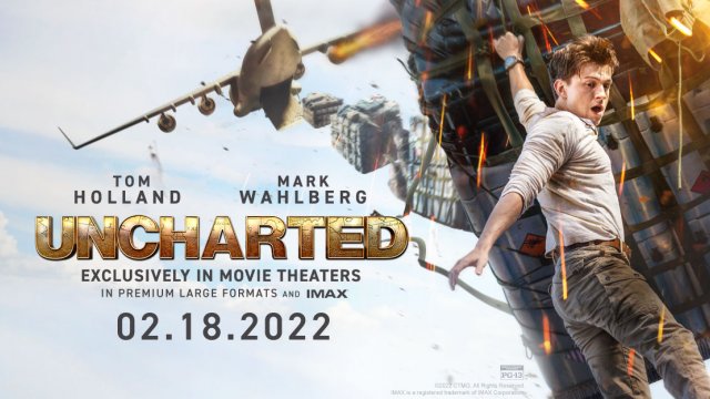 #UnchartedMovie, starring Tom Holland and Mark Wahlberg, exclusively in movie theaters February 17
