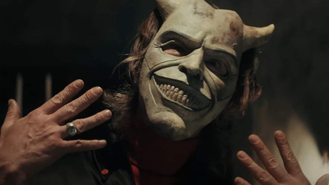 Discover the secret behind the mask. Black Phone 2 only in theaters October 16