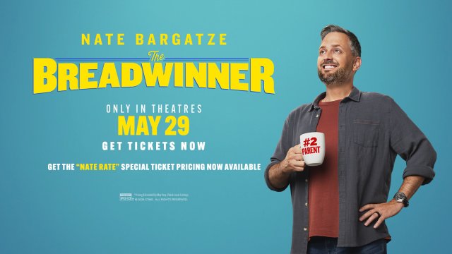 Giddy up! Don’t miss Nate Bargatze in #TheBreadwinnerMovie – exclusively in theatres 5/28