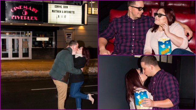 Most romantic engagement proposal at our theater!